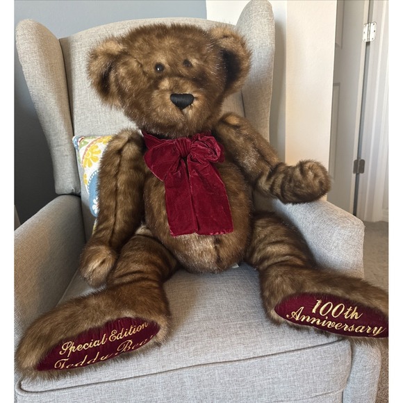 Dan Dee Other - Dan Dee Collectors Choice 100th Anniversary Special Ed 2002 Teddy Bear Plush 30"